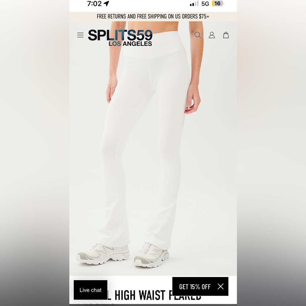 splits 59 white leggings.